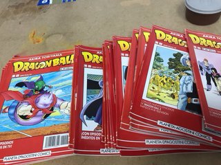 Comics DRAGON BALL serie roja, 1990