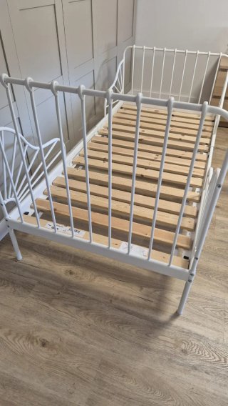 Cama extensible Minnen Ikea Blanca