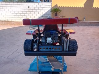 Kart infantil rojo