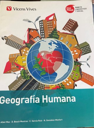 Libro Geografía humana ESO/PMAR Vicen Vives