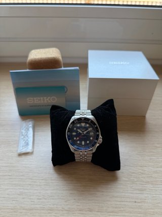 Seiko 5 Sports GMT SSK003K1 Full Set + Garantía