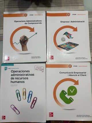 Libros de Grado medio Gestion Administrativa