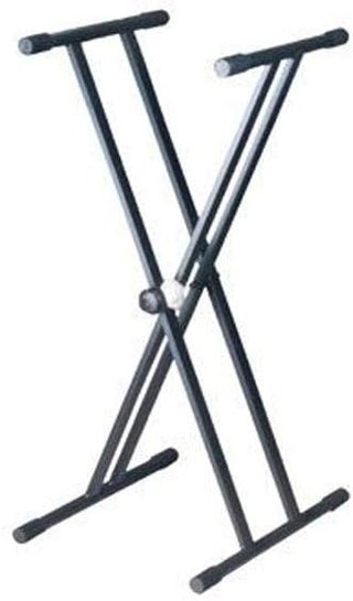 Soporte Teclado Doble Oqan AKS02 Negro