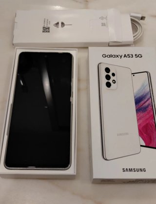 Samsung Galaxy A53 5G Blanco Como Nuevo