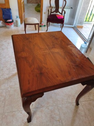 Mesa estilo francés madera