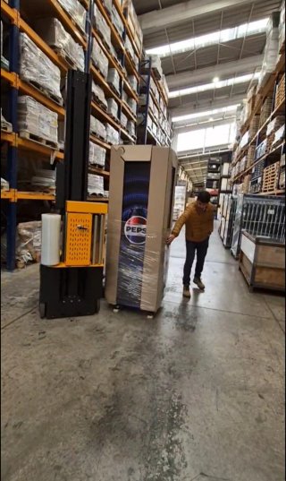 Envolvedora de palet móvil automático Robot