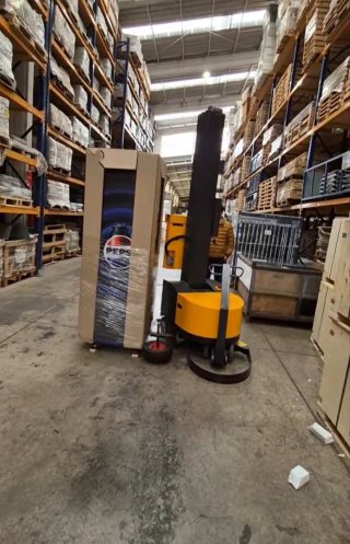 Envolvedora de palet móvil automático Robot