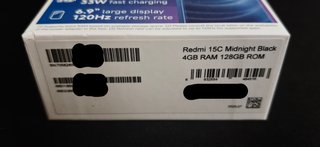 @ Caja Vacía Xiaomi Redmi 15C Midnight Black