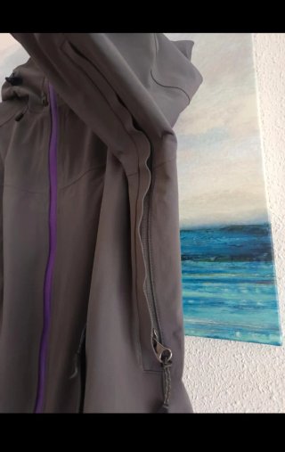 Impermeable Quechua Talla L gris