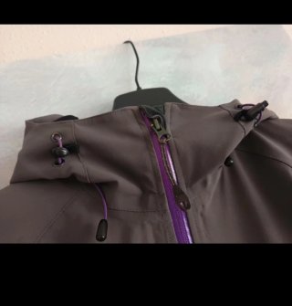 Impermeable Quechua Talla L gris