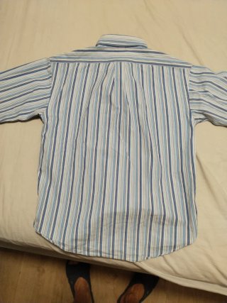 Camisa Ralph Lauren Rayas Azules Talla M