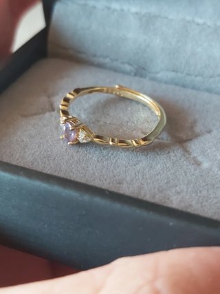 Anillo  Zafiro Morado