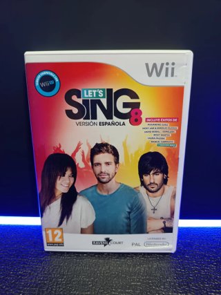 Let's Sing 8 Wii + 2 Micrófonos