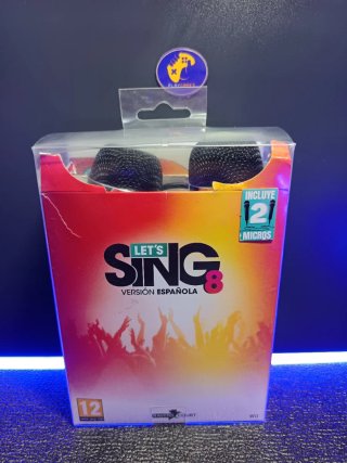Let's Sing 8 Wii + 2 Micrófonos