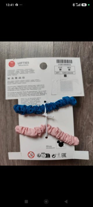 Botella Stitch Disney y 2 accesorios pelo