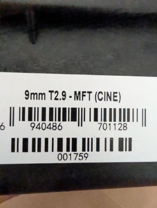 Objetivo Laowa 9mm T2.9 Zero-D Cine
