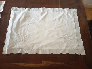 3 Fundas Almohada Bordadas Blancas