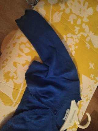 Chaqueta corta niña Mayoral 3 años azul eléctrico.