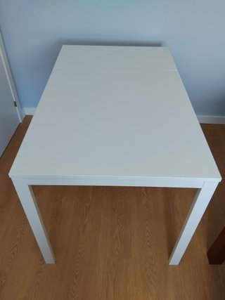 Mesa extensible IKEA VIHALS blanca – COMO NUEVA