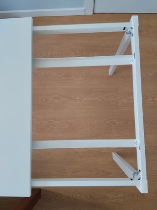 Mesa extensible IKEA VIHALS blanca – COMO NUEVA