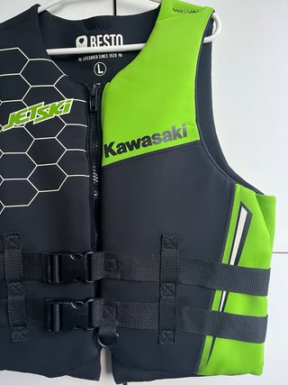 Chaleco Salvavidas Kawasaki Verde Claro Talla L