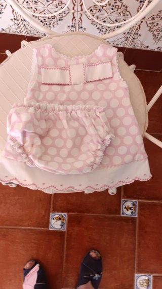 Vestido bebe ,marca Sapitos,12 meses