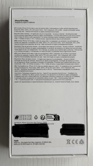 iPhone 15 Pro Max Blue Titanium 256GB