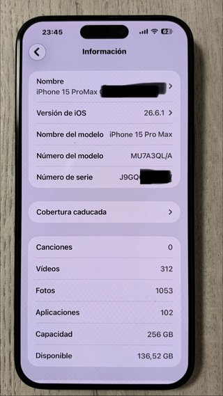 iPhone 15 Pro Max Blue Titanium 256GB