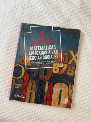 Matemáticas aplicadas a las ciencias sociales I...
