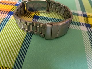 Reloj Emporio Armani Rectangular Negro/Plata