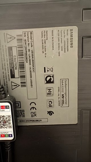 TV Samsung 55 como nueva