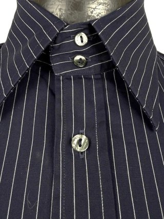 Dolce Gabbana Camicia Uomo 40 M\L Cotone Blu Righe