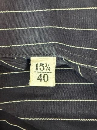 Dolce Gabbana Camicia Uomo 40 M\L Cotone Blu Righe