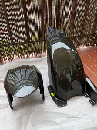 Lote Carcasas Carbono Moto Honda