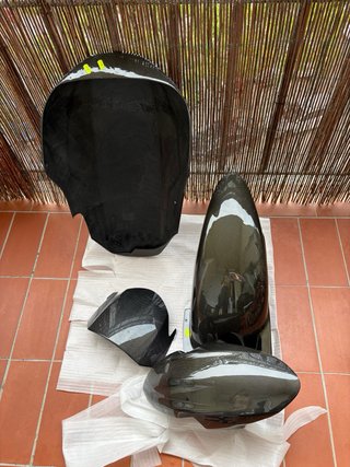 Lote Carcasas Carbono Moto Honda