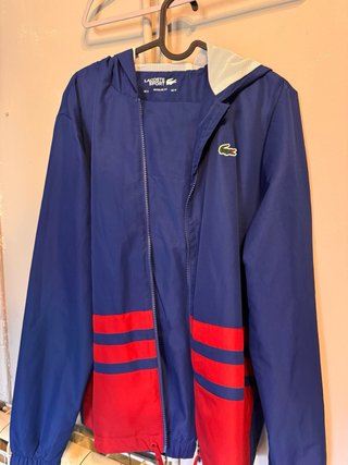 Chaqueta Lacoste Azul y Rojo Talla M