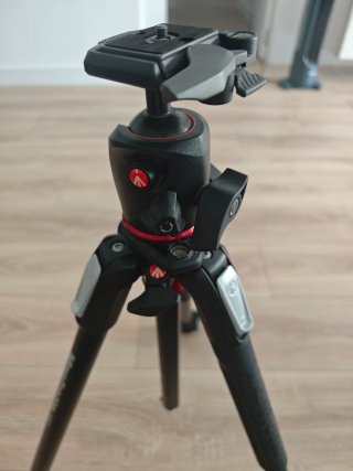 Manfrotto 190XPRO Trípode Aluminio 3 Secciones