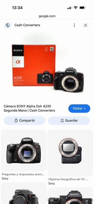 Sony Alpha DSLR-A230 Cámara Reflex
