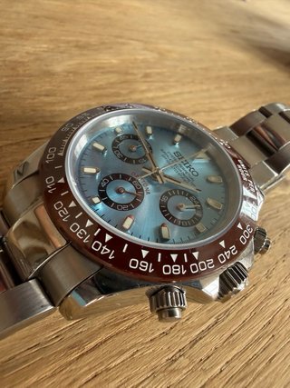 Reloj Seiko Chronograph Esfera Azul