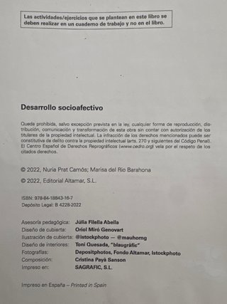 Libro de Desarrollo Socioafectivo.