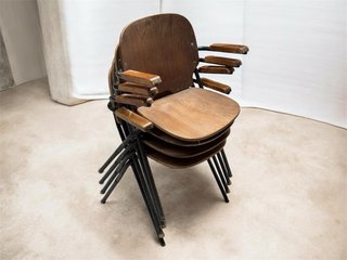 Sillas plegables madera y metal