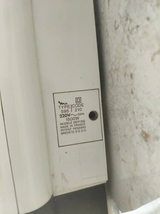 Secador de pared y calefactor