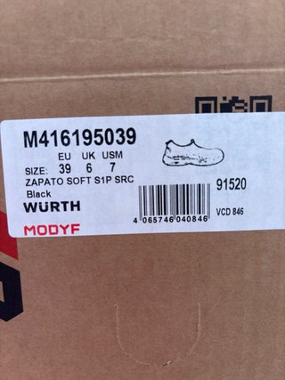 Zapatos de seguridad Modyf negros