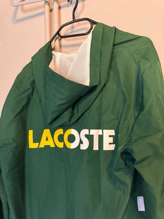 Chaqueta Lacoste Verde y Blanca Talla M