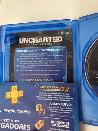 Uncharted El Legado Perdido PS4