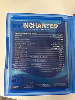 Uncharted El Legado Perdido PS4