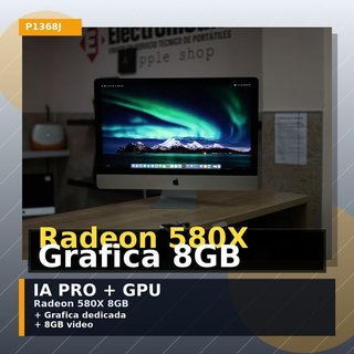iMac 27 2019 i5 3.7 8GB RAM Radeon Pro 580X 8GB IA Pro grafica 8GB