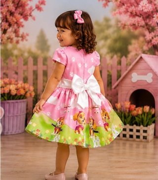 Vestito bambina Paw Patrol rosa