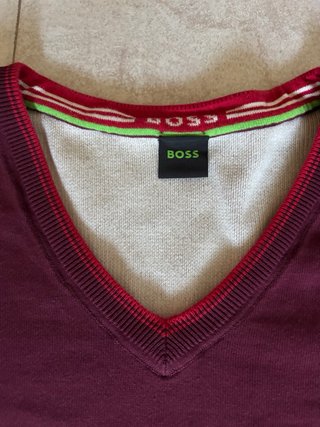 Jersey Hugo Boss Rojo V-Neck