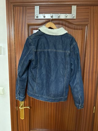 Chaqueta Vaquera SOLID Talla M con Borreguillo